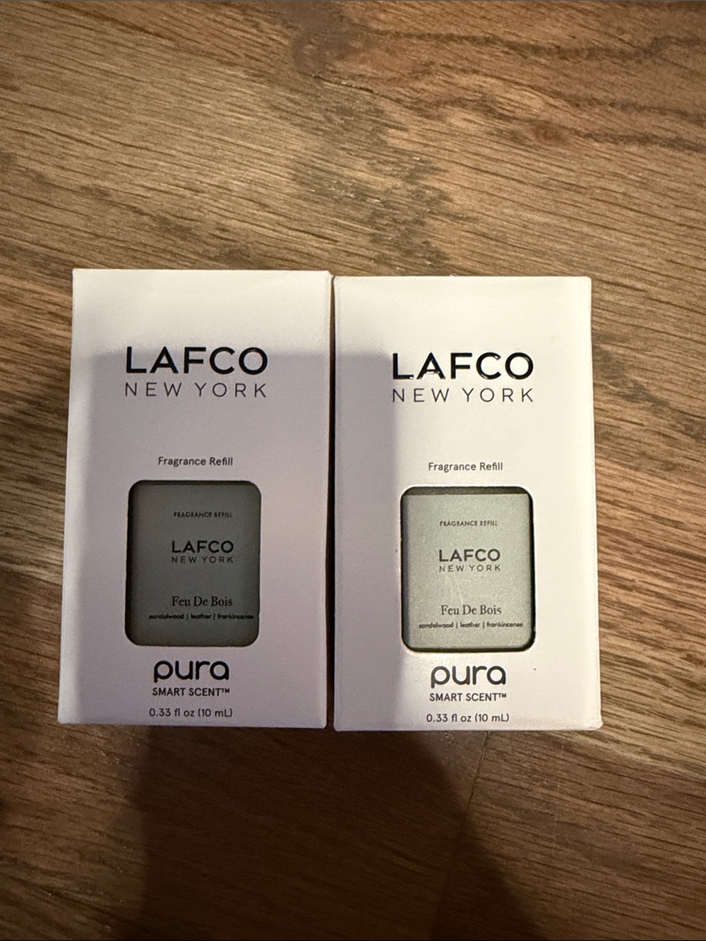 LAFCO New York Feu De Bois Fragrance Refills for Pura - White (Pair)